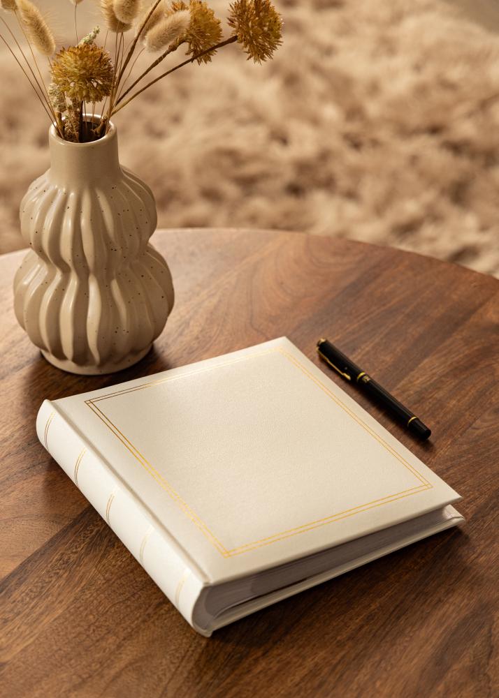 Monza Álbum com espaço para anotações Branco - 200 Fotografias 10x15 cm