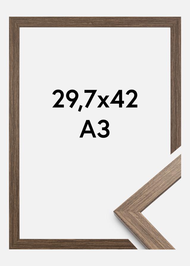 Moldura Stilren Vidro acrílico Cold Brown 29,7x42 cm (A3)