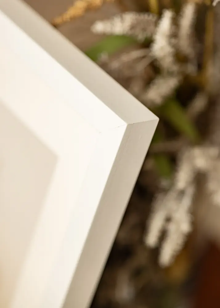 BGA Moldura caixa Vidro acrílico Branco 29,7x42 cm (A3)
