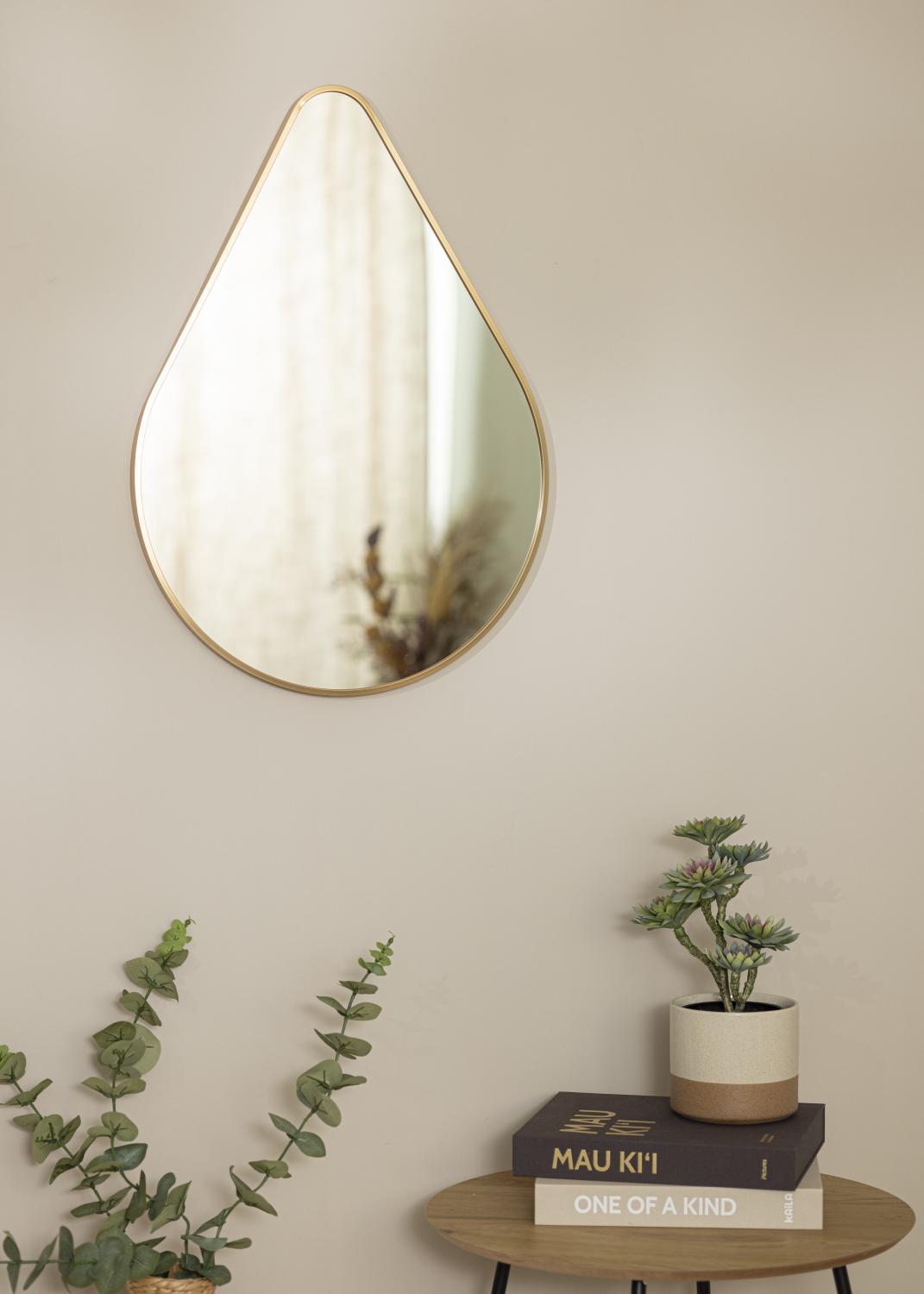 Product Image for Espelho Water Drop Dourado 50x70 cm