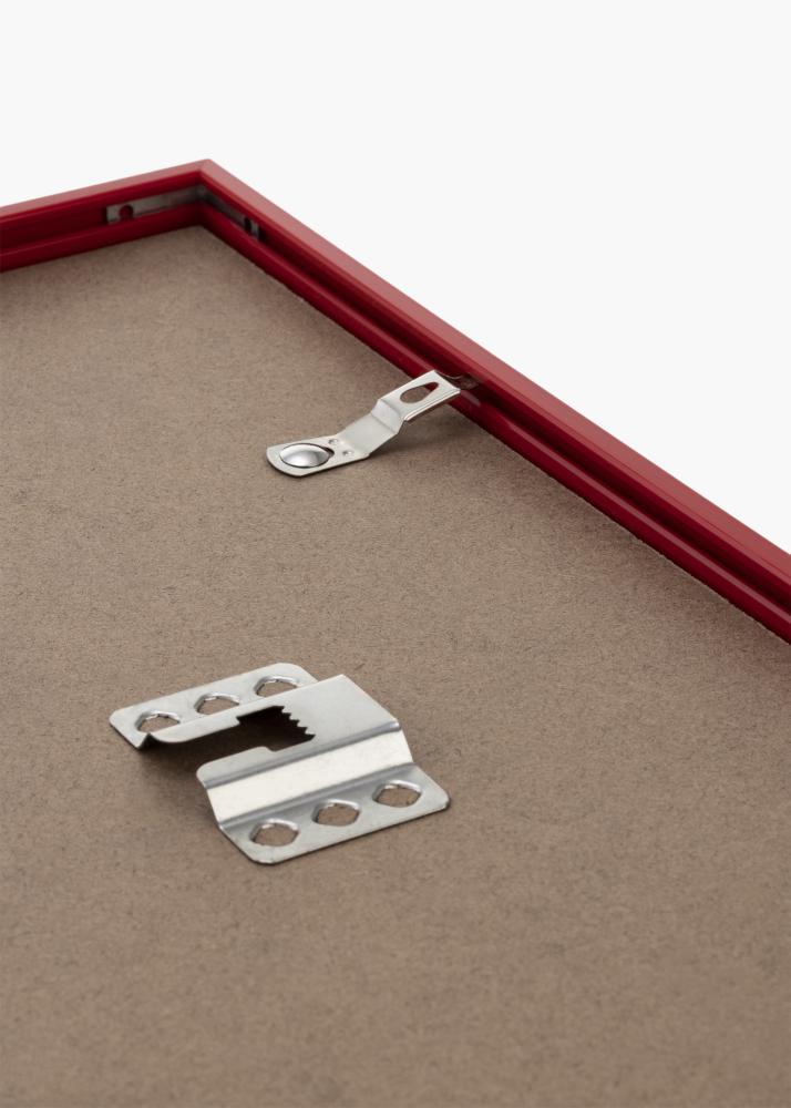 Moldura New Lifestyle Medium Red 50x70 cm - Passe-partout Preto 16x24 inches