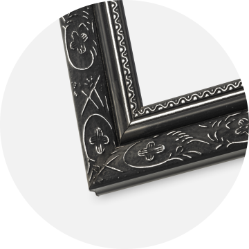 Moldura Barock Preto 40x50 cm