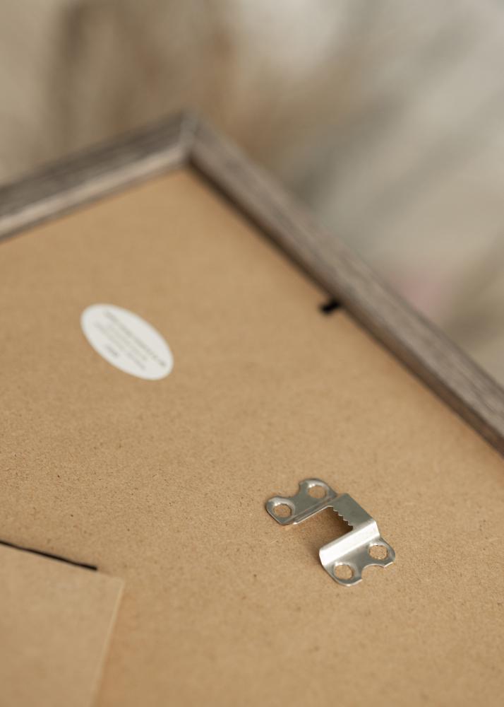 Moldura Fiorito Vidro acrílico Nogueira 40x50 cm