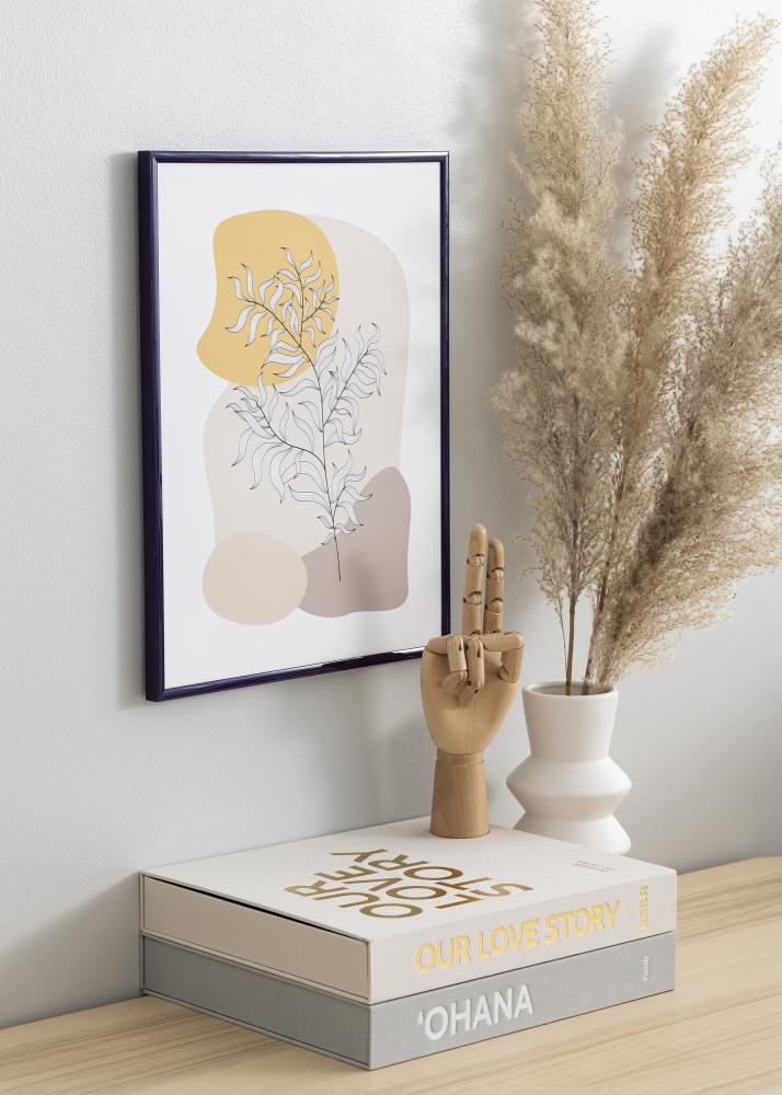 Moldura New Lifestyle Vidro acrílico Roxo-escuro 70x100 cm