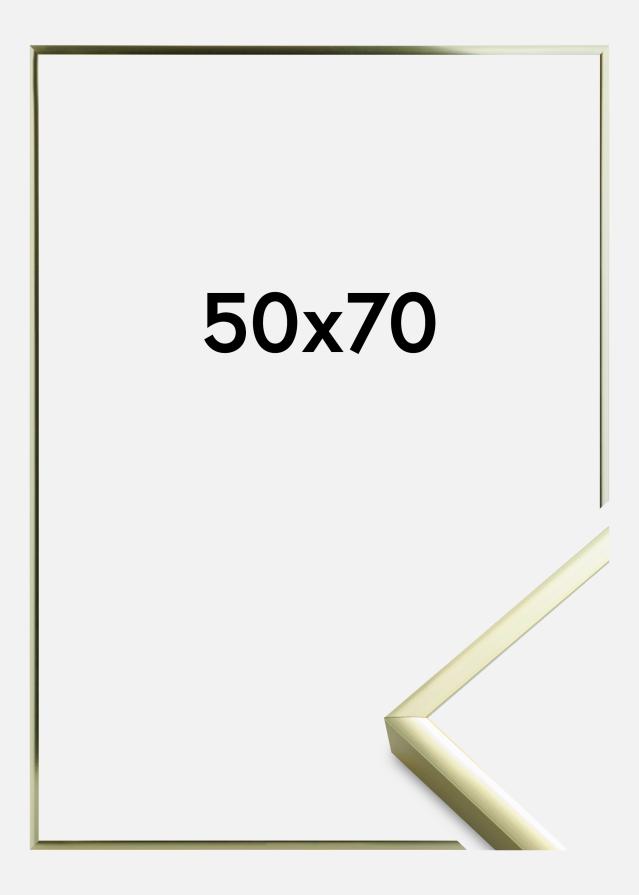 Moldura Póster Frame Aluminum Gold 50x70 cm