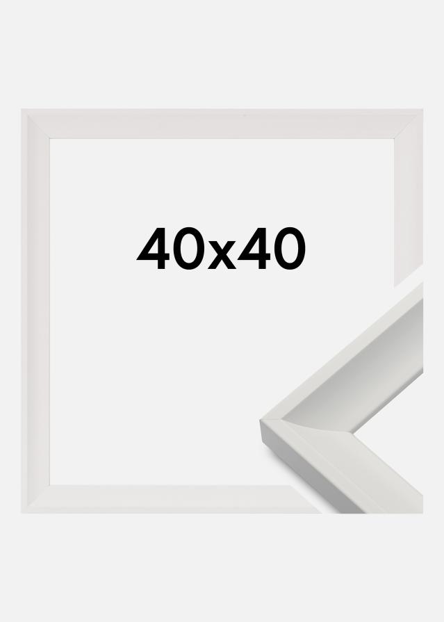 Moldura Öjaren Vidro acrílico Branco 40x40 cm