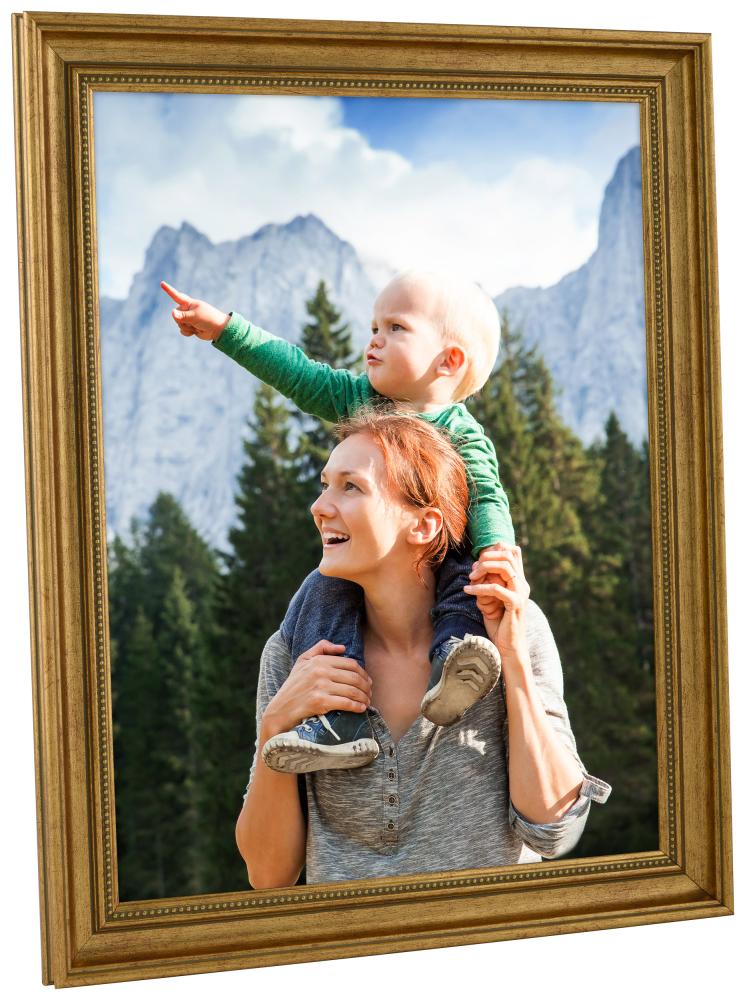 Moldura Haga Dourado - Tamanho personalizável