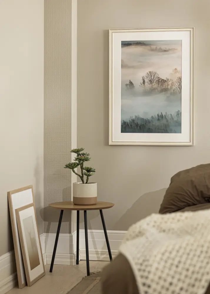 Moldura Shabby Chic Branco 42x59,4 cm (A2)
