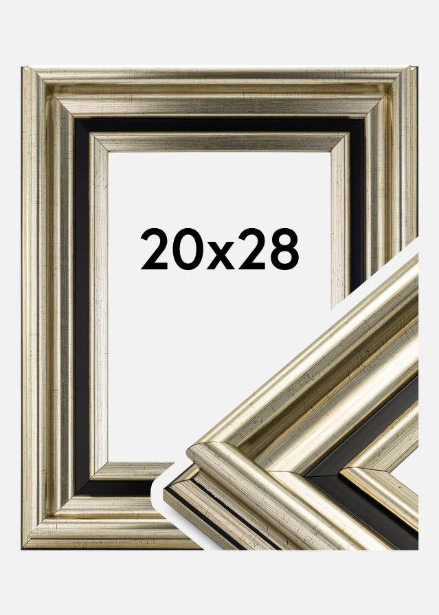 Moldura Gysinge Premium Prateado 20x28 cm
