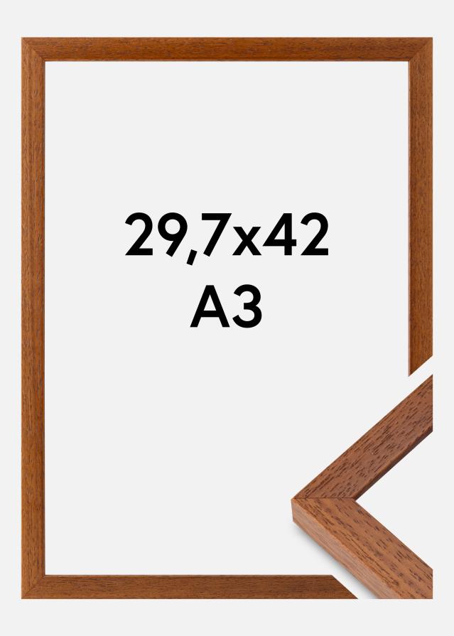 Moldura Hermes Vidro acrílico Faia 29,7x42 cm (A3)