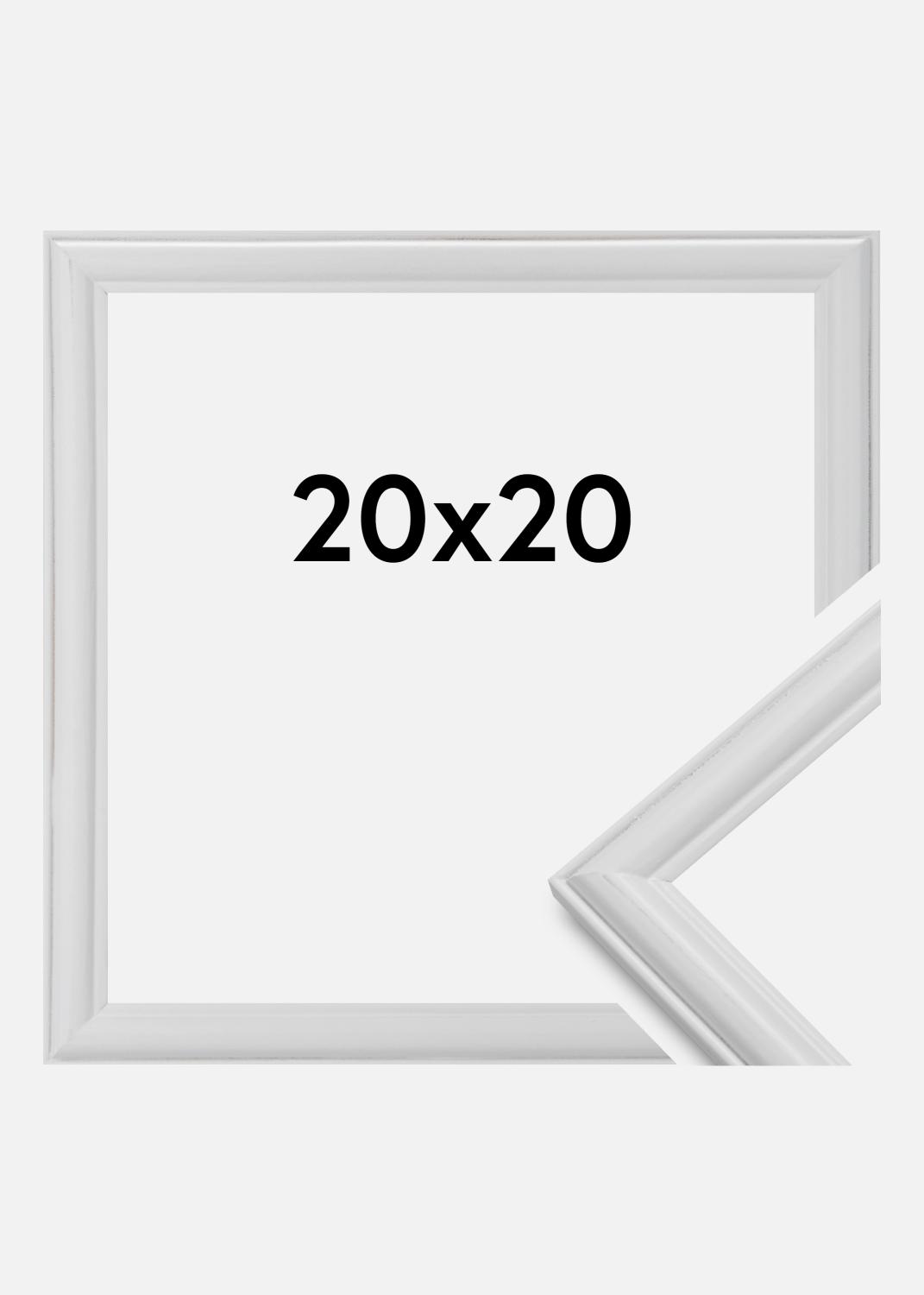 Product Image for Moldura Line Branco 20x20 cm