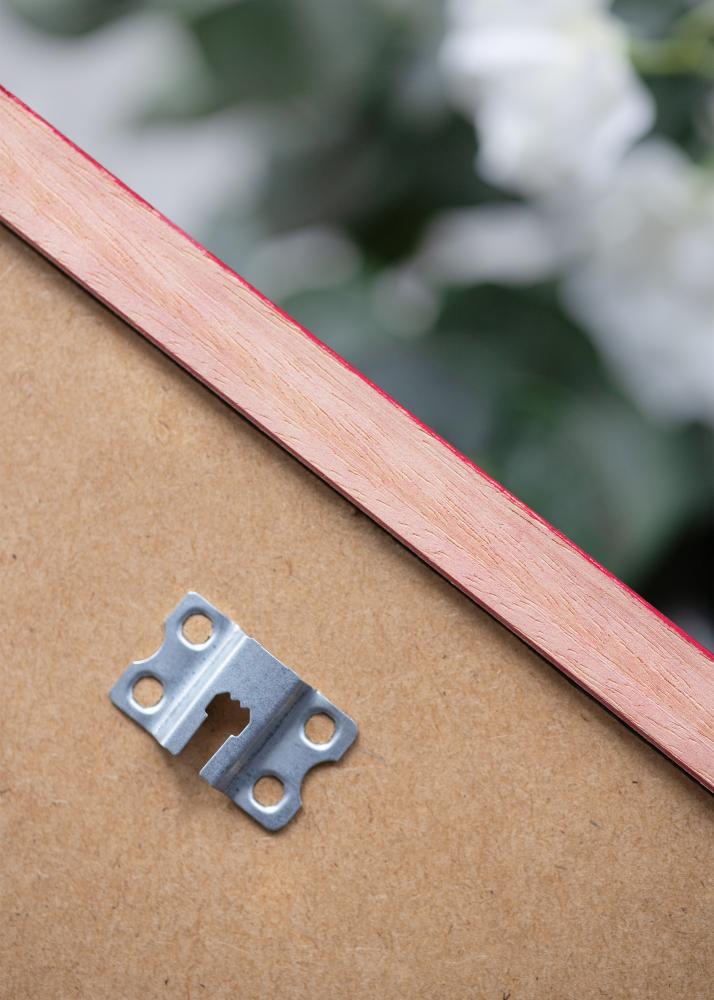 Moldura Cornwall Vidro acrílico Vermelho escuro 30x30 cm