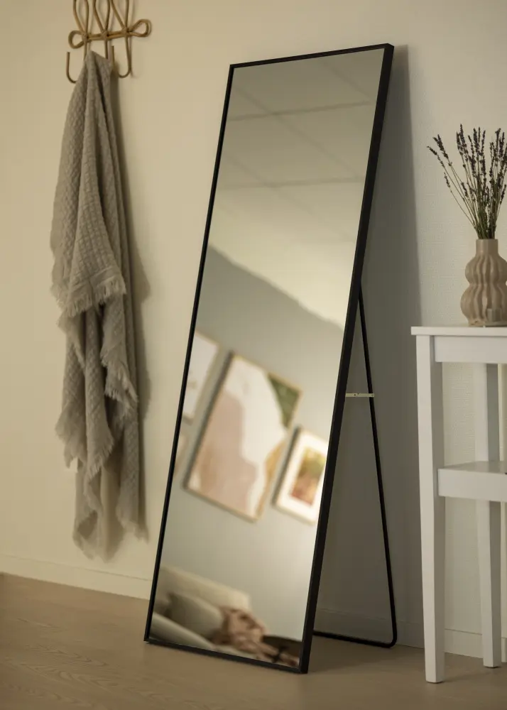 Espelho Tall Rectangle Preto 55x150 cm