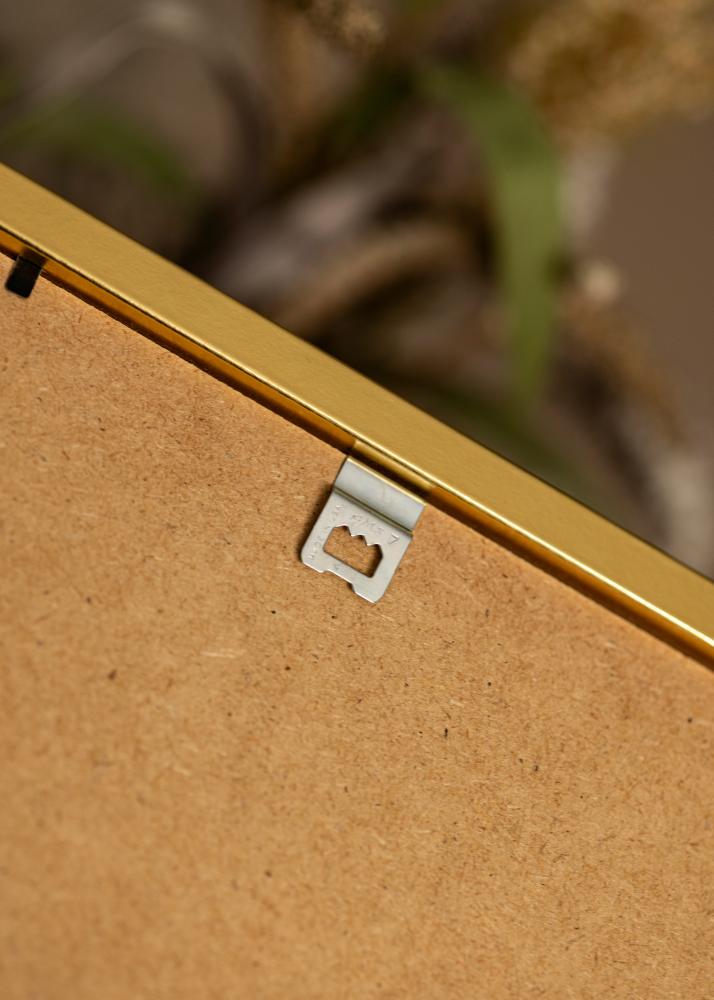 Moldura Minerva Vidro acrílico Dourado 50x70 cm