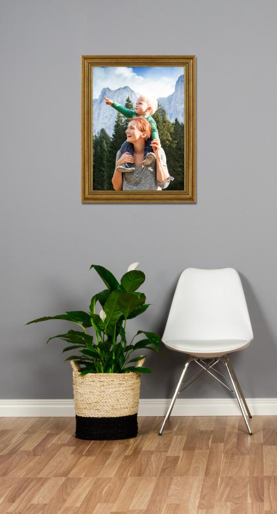 Moldura Haga Dourado - Tamanho personalizável