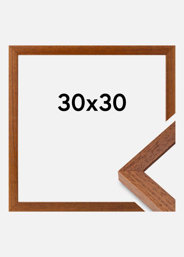 Moldura Hermes Vidro acrílico Faia 30x30 cm