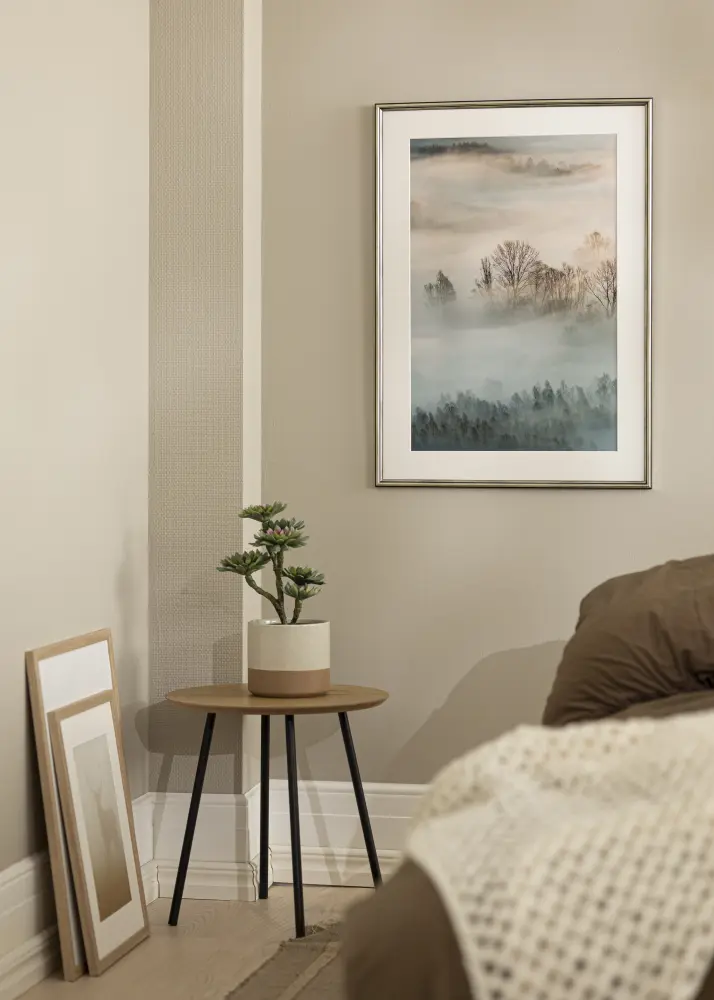 Moldura Horndal Prateado - Tamanho personalizável