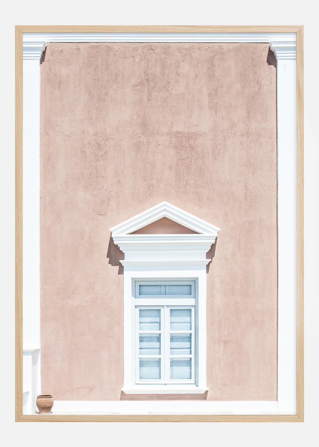 Product Image for Pink wall and a pediment Póster (70x100 cm)