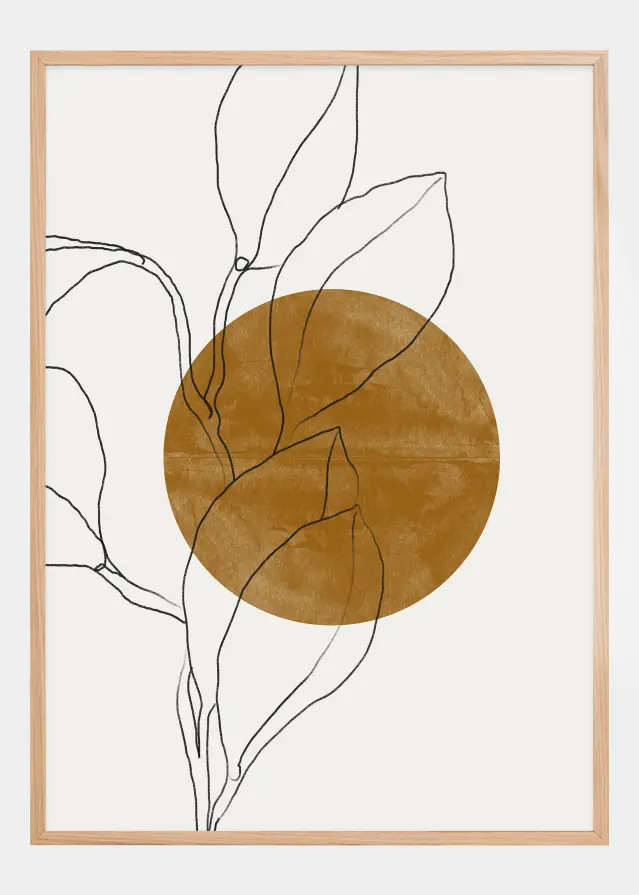 Plant and Sun Póster