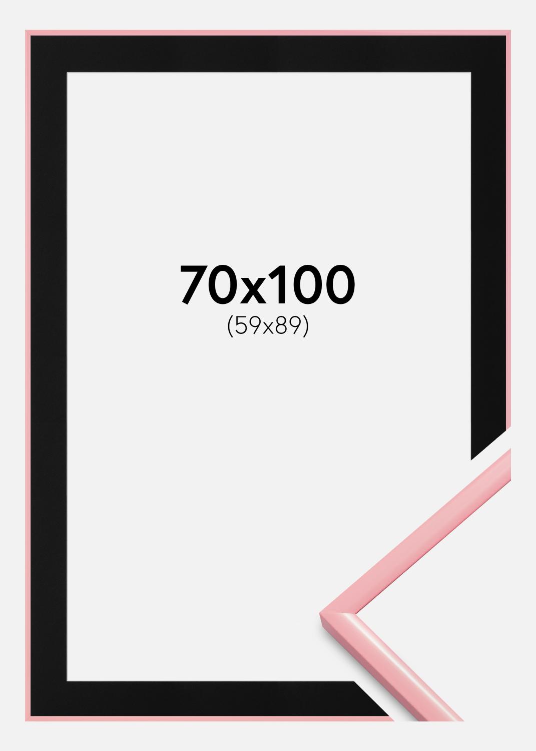 Product Image for Moldura New Lifestyle Cor-de-rosa 70x100 cm - Passe-partout Preto 60x90 cm