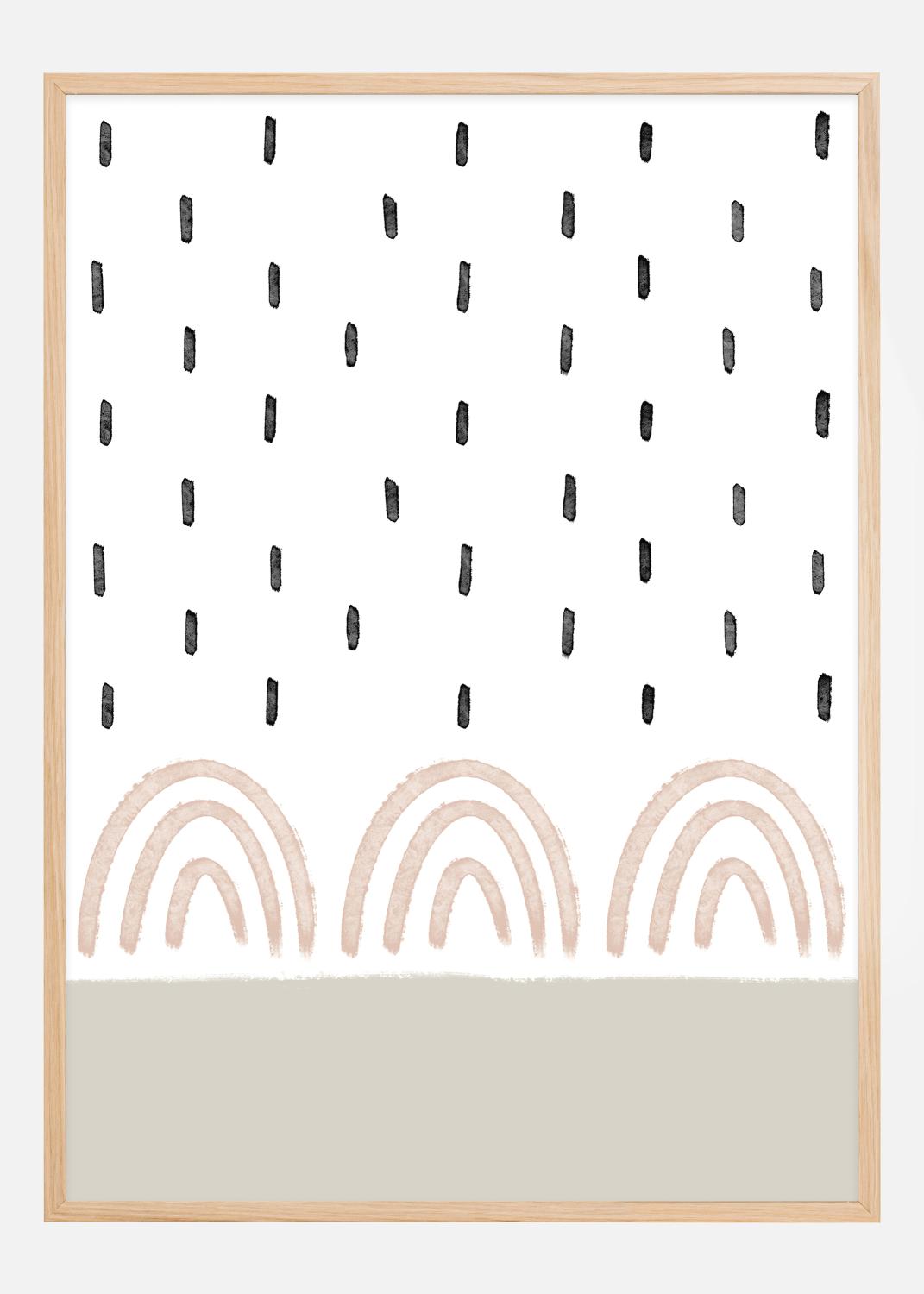 Product Image for Rain on Rainbows Póster (21x29.7 cm (A4))