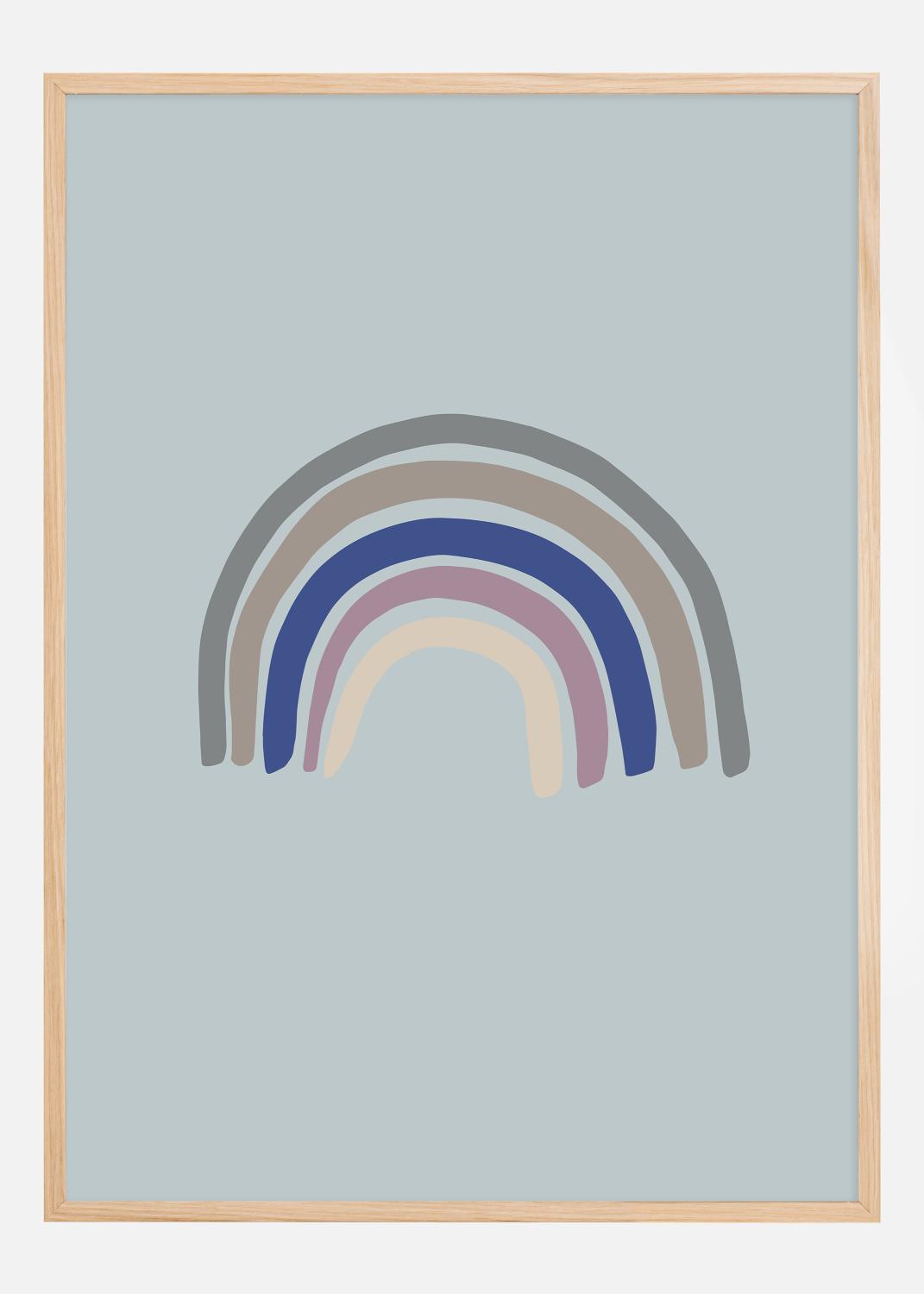 Product Image for Rainbow Blue Póster (21x29.7 cm (A4))