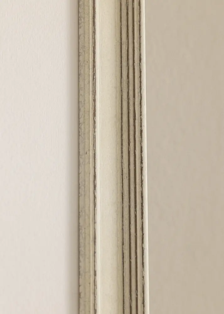 Moldura Shabby Chic Branco 42x59,4 cm (A2)