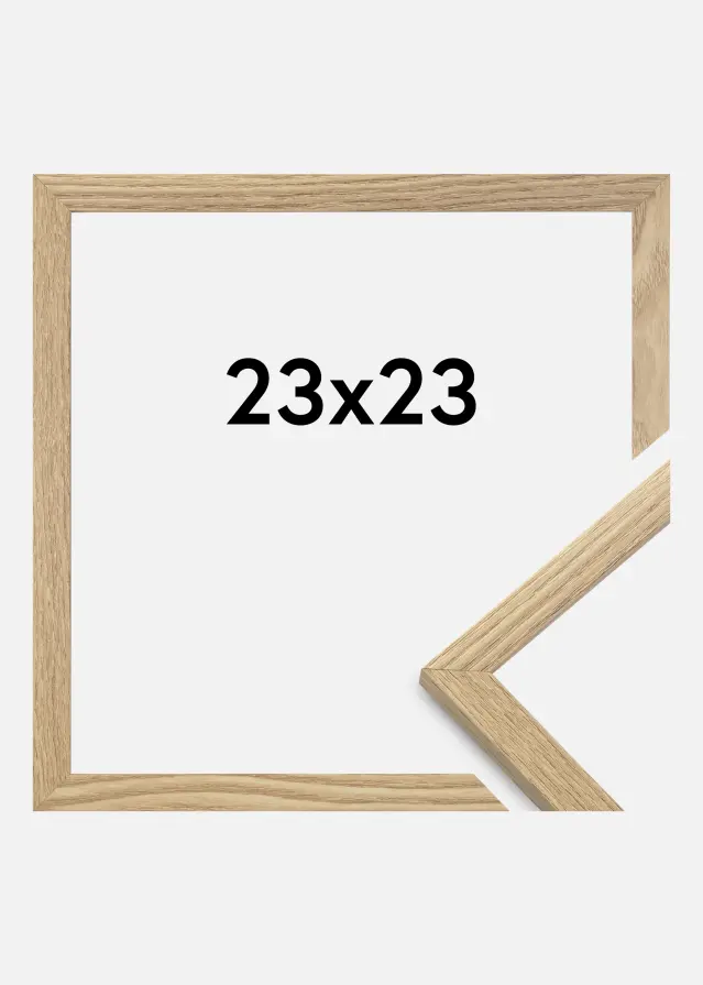 Moldura Trendy Acrílico Carvalho maciço 23x23 cm