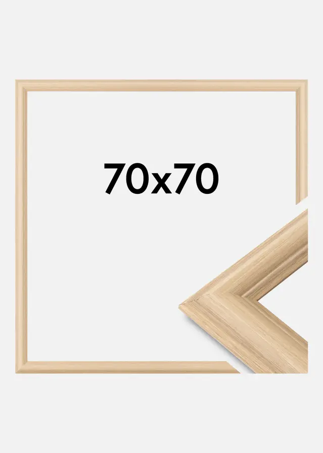 Moldura Västkusten Vidro acrílico Carvalho 70x70 cm