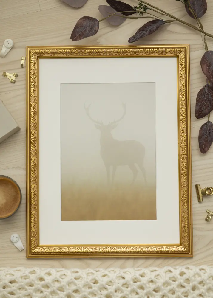 Moldura Nostalgia Dourado 40x60 cm