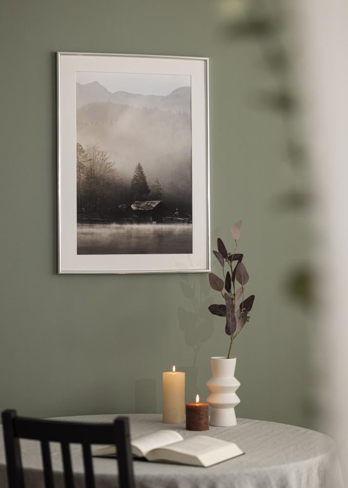 Moldura Galeria Prateado 29,7x42 cm (A3)