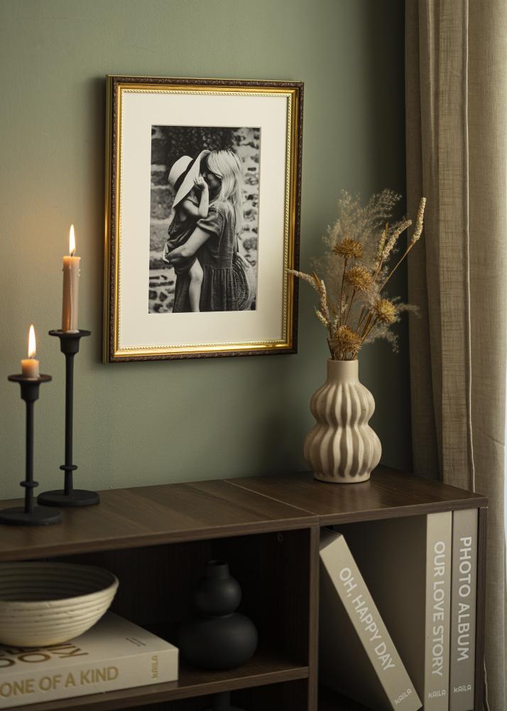 Passe-partout Offwhite (Bordo interior branco) - Por medida