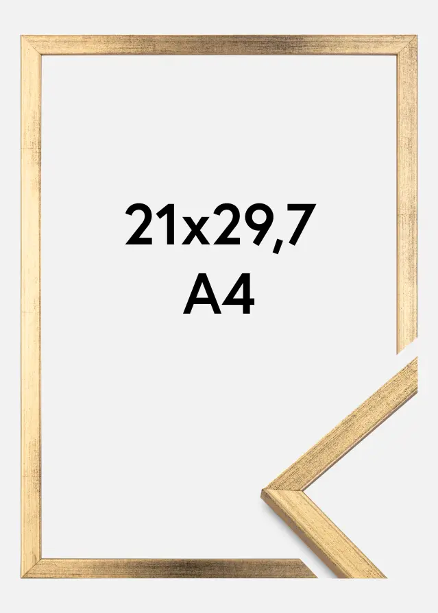 Moldura Galant Dourado 21x29,7 cm (A4)
