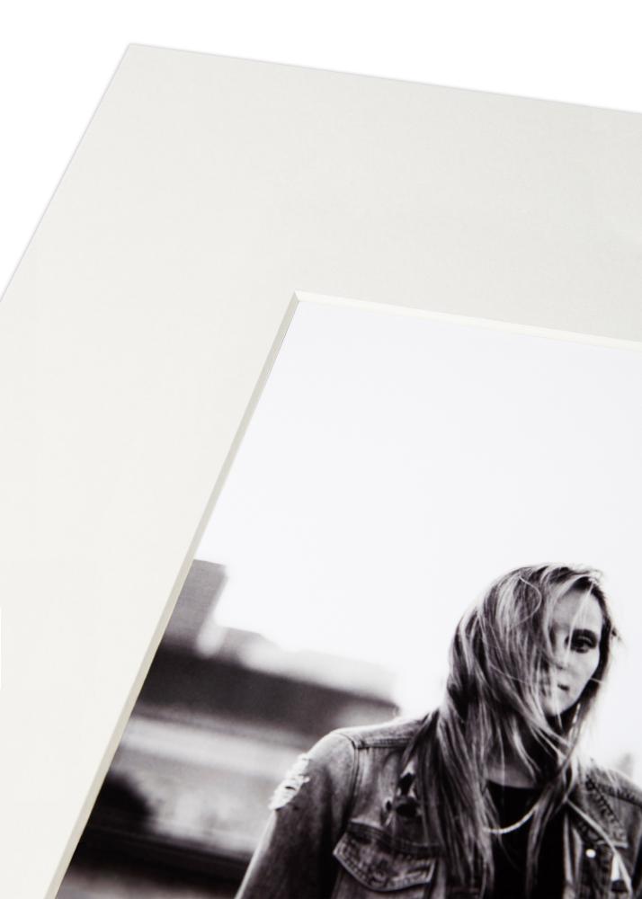 Passe-partout XL Branco (Bordo interior branco) 20x25 cm (9x14)