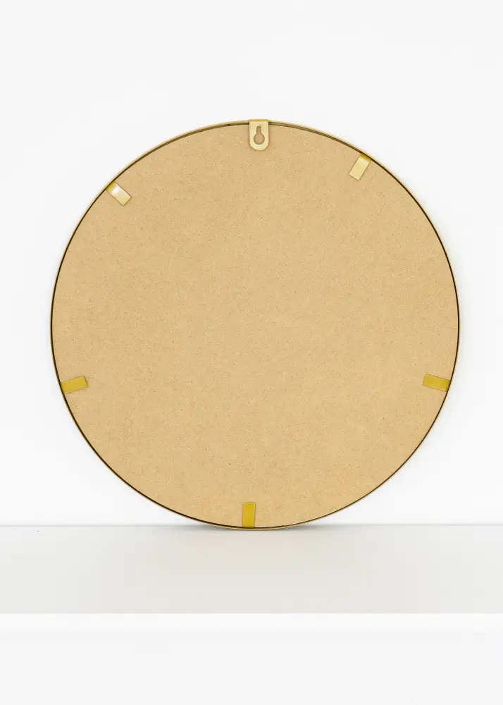 KAILA Redondo Espelho Triangles - Dourado 35 cm Ø