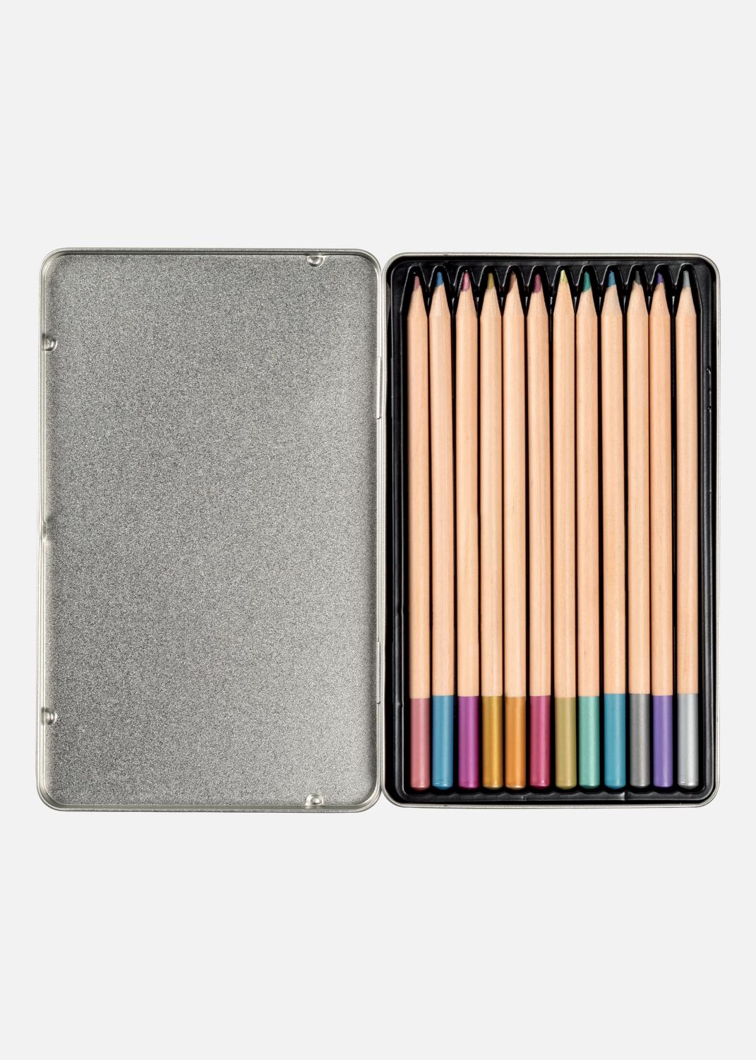 Product Image for PAC Canetas Set Metálico - 12 un.