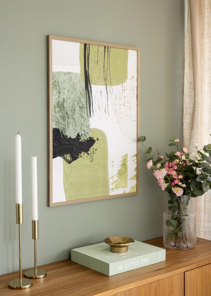 Moldura Trendy Vidro acrílico Carvalho 30x45 cm