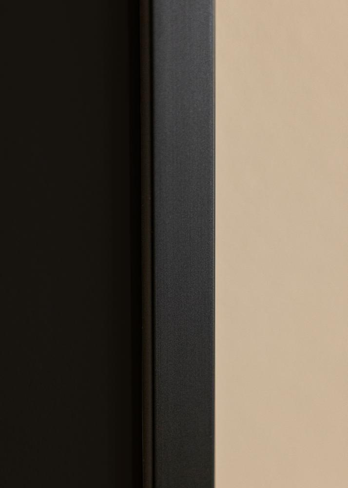Moldura E-Line Preto 30x40 cm - Passe-partout Preto 21x29,7 cm (A4)