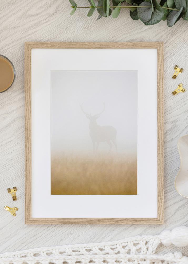 Moldura Trendy Vidro acrílico Carvalho 30x45 cm