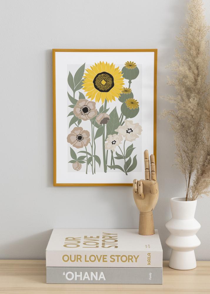 Moldura New Lifestyle Vidro acrílico Coffee Brown 30x40 cm