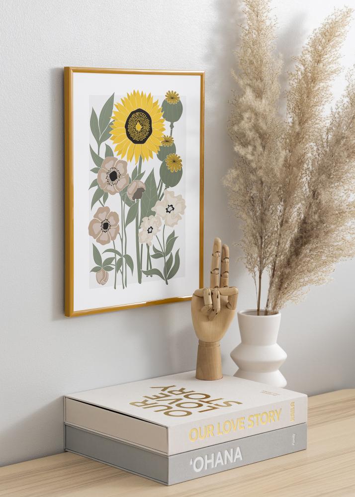 Moldura New Lifestyle Vidro acrílico Coffee Brown 30x40 cm