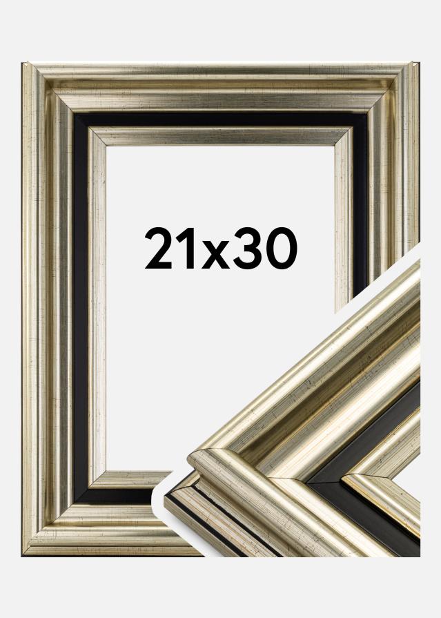 Moldura Gysinge Premium Prateado 21x30 cm