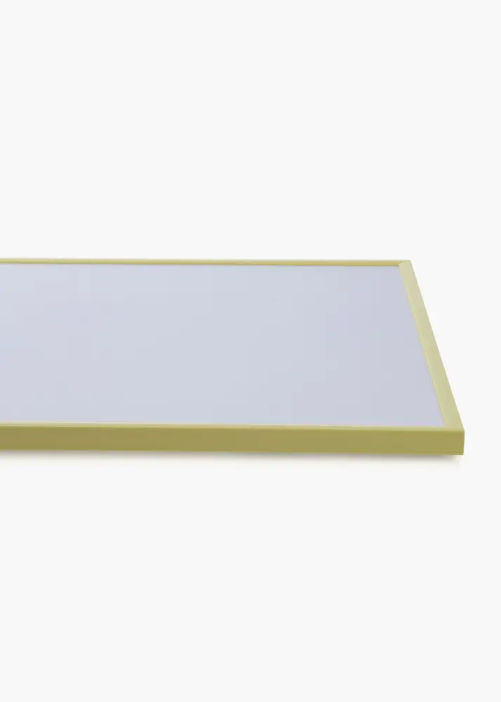 Moldura New Lifestyle Amarelo-claro 70x100 cm - Passe-partout Preto 24x36 inches