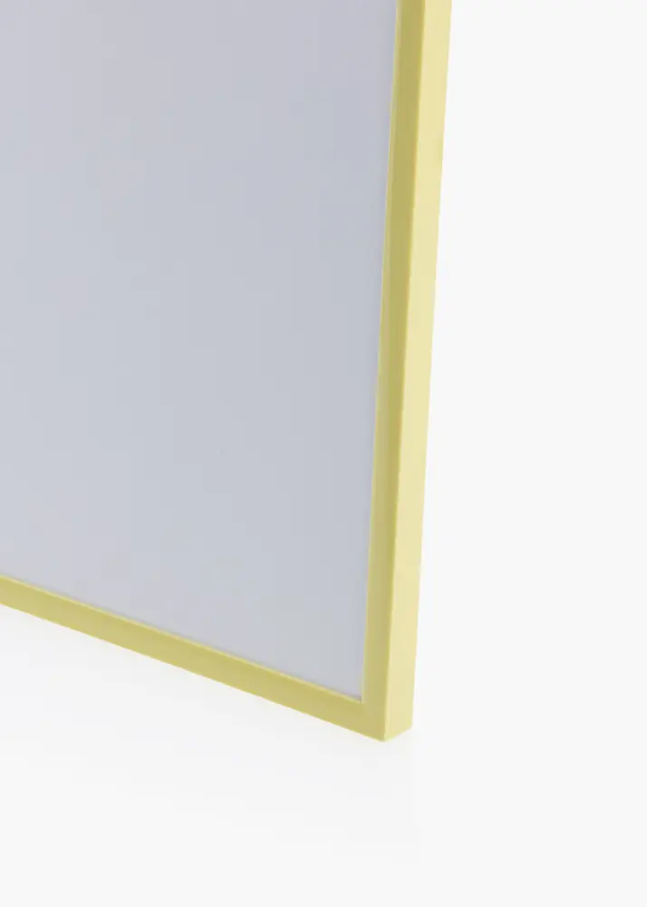 Moldura New Lifestyle Amarelo-claro 70x100 cm - Passe-partout Preto 24x36 inches