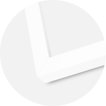 BGA Moldura caixa Vidro acrílico Branco 21x29,7 cm (A4)
