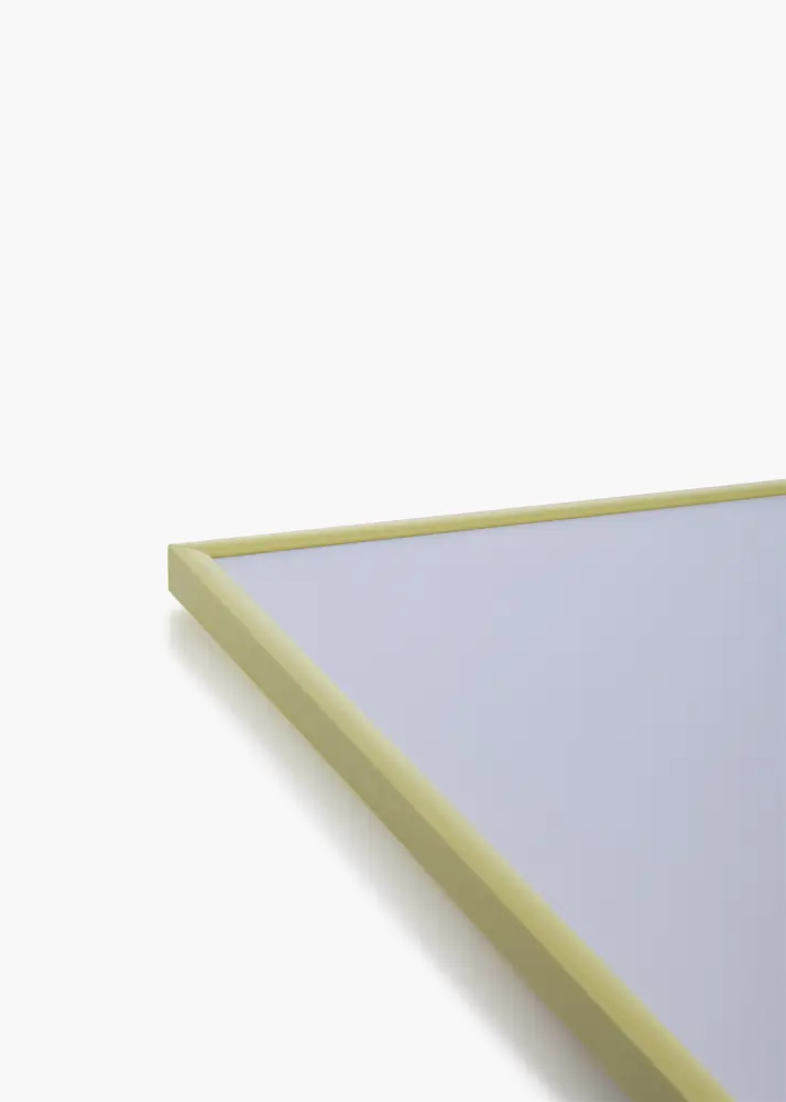 Moldura New Lifestyle Amarelo-claro 70x100 cm - Passe-partout Preto 24x36 inches