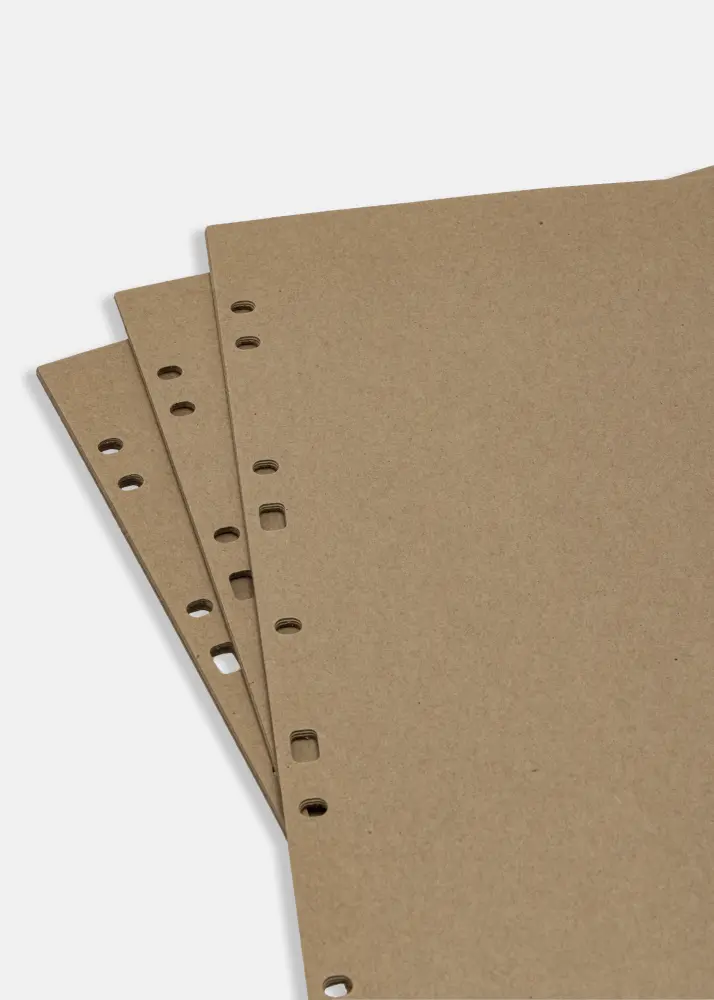 Folhas para álbuns Timesaver SA4 - 30 Folhas castanhas