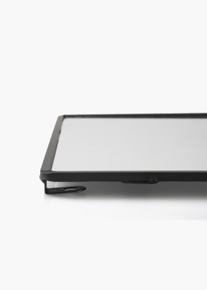 KAILA Espelho com prateleira - Preto 31x60 cm