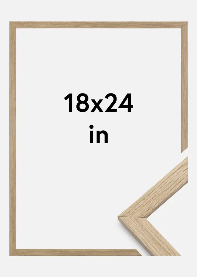 Moldura Stilren Vidro acrílico Carvalho 18x24 inches (45,72x60,96 cm)