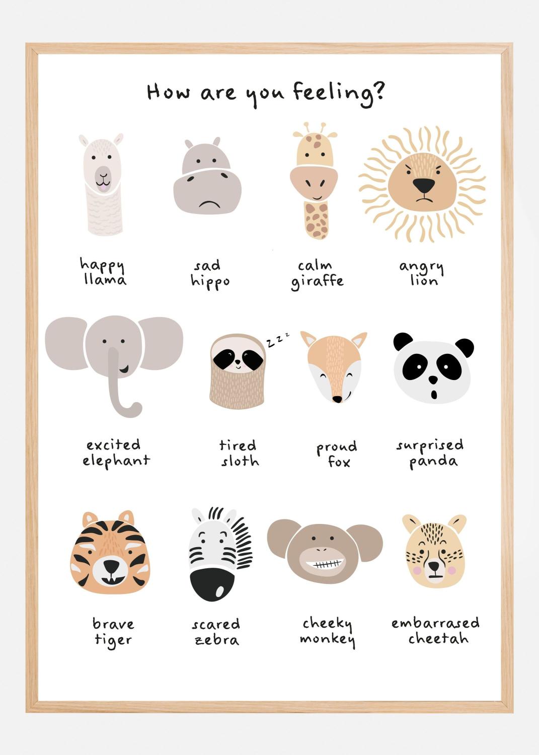 Product Image for Childrens calming meditation emotions Póster (60x90 cm)